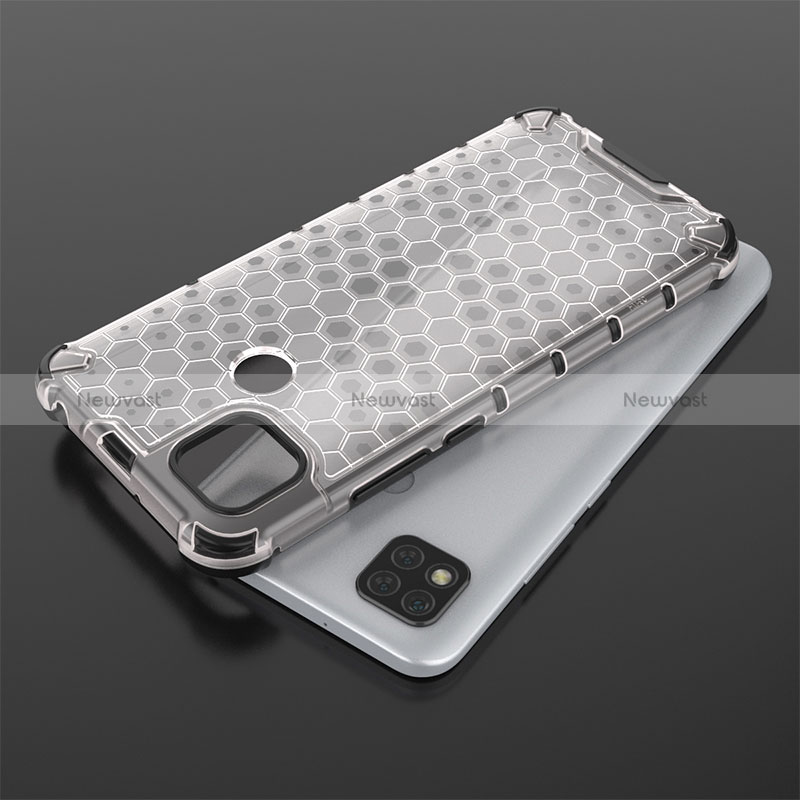 Silicone Transparent Frame Case Cover 360 Degrees AM2 for Xiaomi Redmi 10A 4G