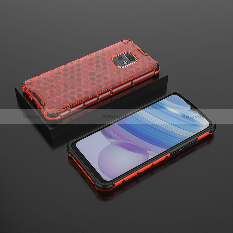 Silicone Transparent Frame Case Cover 360 Degrees AM2 for Xiaomi Redmi 10X 5G