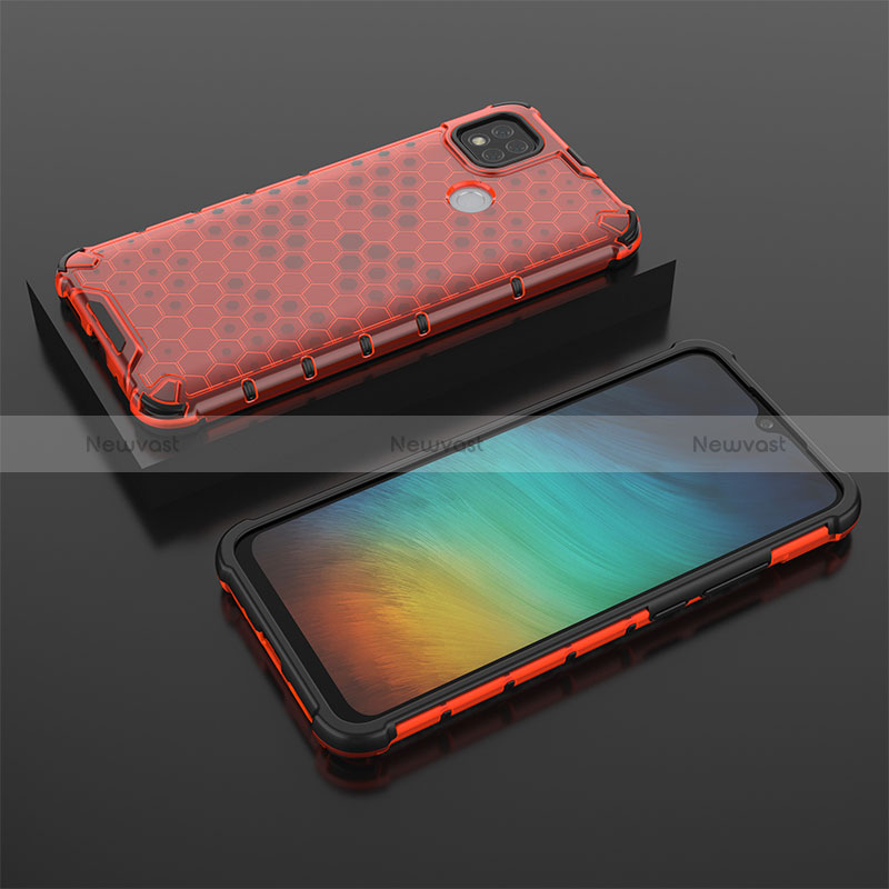 Silicone Transparent Frame Case Cover 360 Degrees AM2 for Xiaomi Redmi 9C