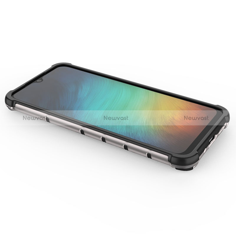 Silicone Transparent Frame Case Cover 360 Degrees AM2 for Xiaomi Redmi 9C NFC