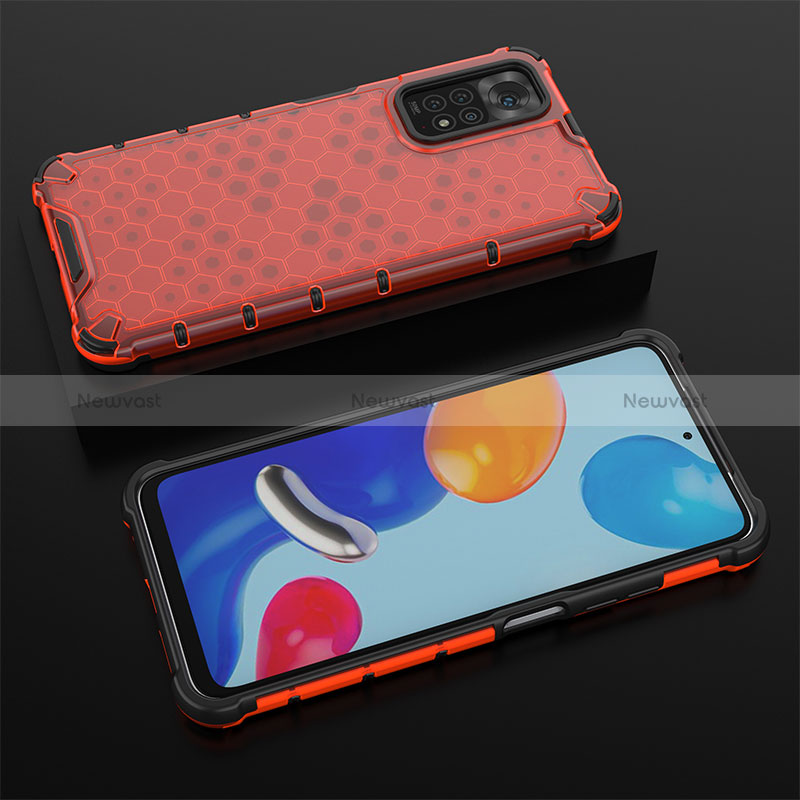 Silicone Transparent Frame Case Cover 360 Degrees AM2 for Xiaomi Redmi Note 11 4G (2022)