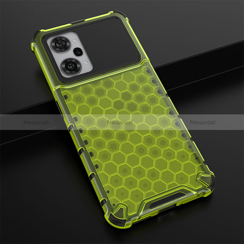 Silicone Transparent Frame Case Cover 360 Degrees AM3 for Oppo K10 Pro 5G