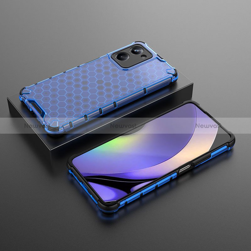 Silicone Transparent Frame Case Cover 360 Degrees AM3 for Realme 10 Pro 5G