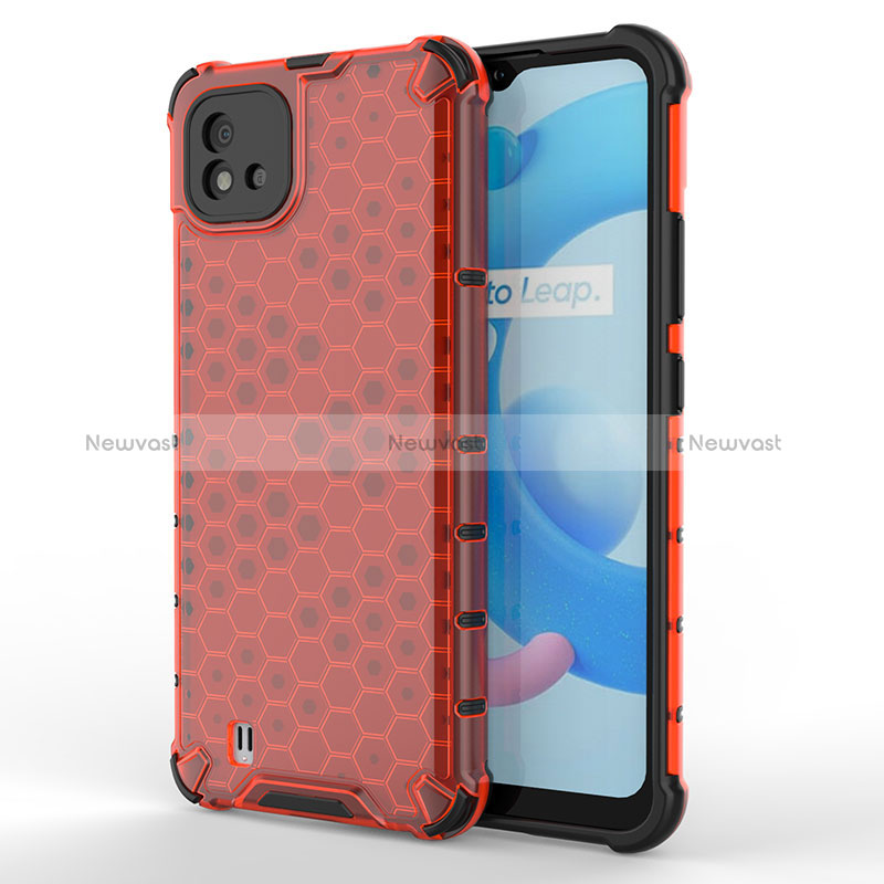 Silicone Transparent Frame Case Cover 360 Degrees AM3 for Realme C11 (2021)