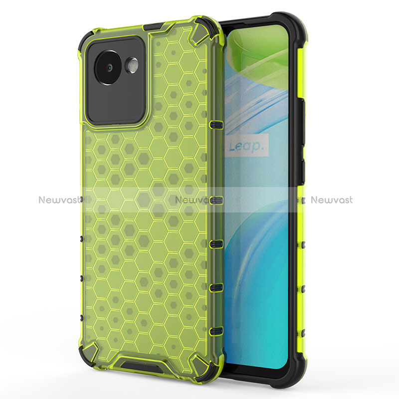 Silicone Transparent Frame Case Cover 360 Degrees AM3 for Realme C30