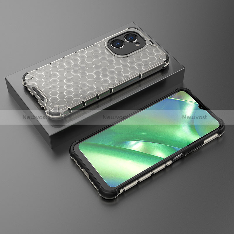 Silicone Transparent Frame Case Cover 360 Degrees AM3 for Realme C33