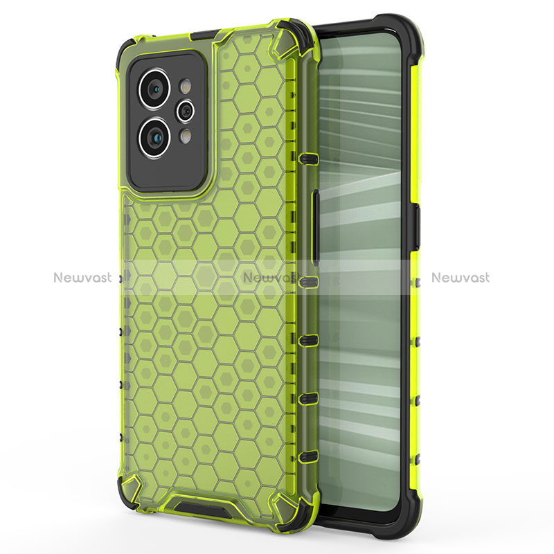 Silicone Transparent Frame Case Cover 360 Degrees AM3 for Realme GT2 Pro 5G