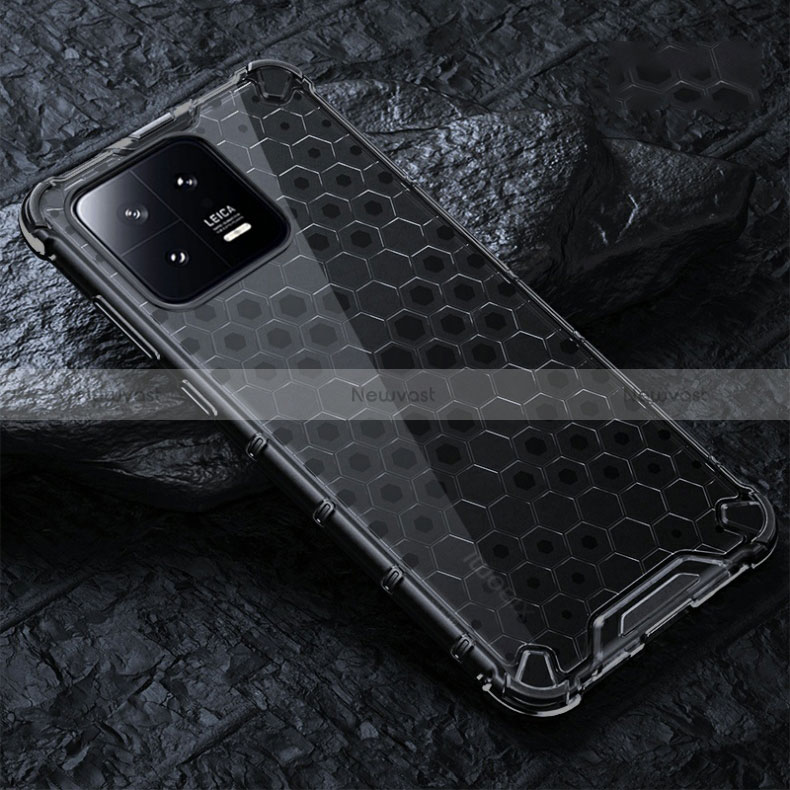 Silicone Transparent Frame Case Cover 360 Degrees AM3 for Xiaomi Mi 13 5G