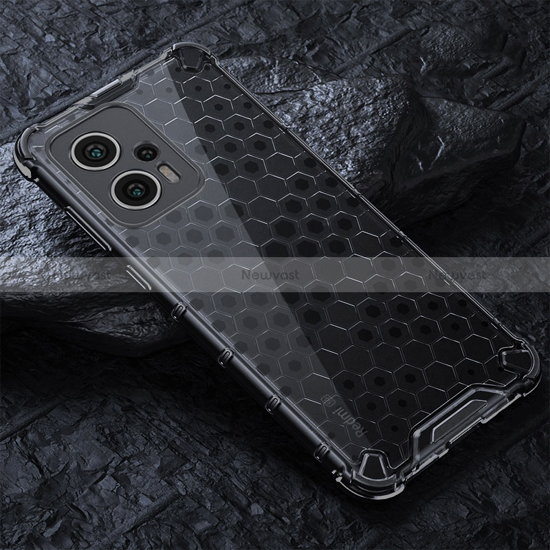 Silicone Transparent Frame Case Cover 360 Degrees AM3 for Xiaomi Poco X4 GT 5G