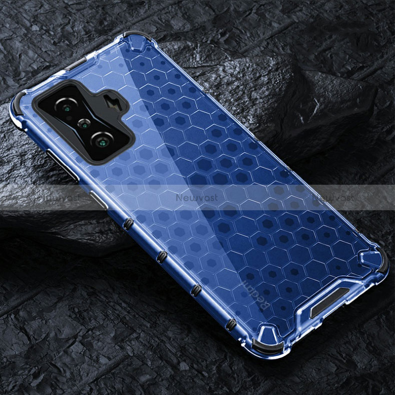 Silicone Transparent Frame Case Cover 360 Degrees AM3 for Xiaomi Redmi K50 Gaming AMG F1 5G