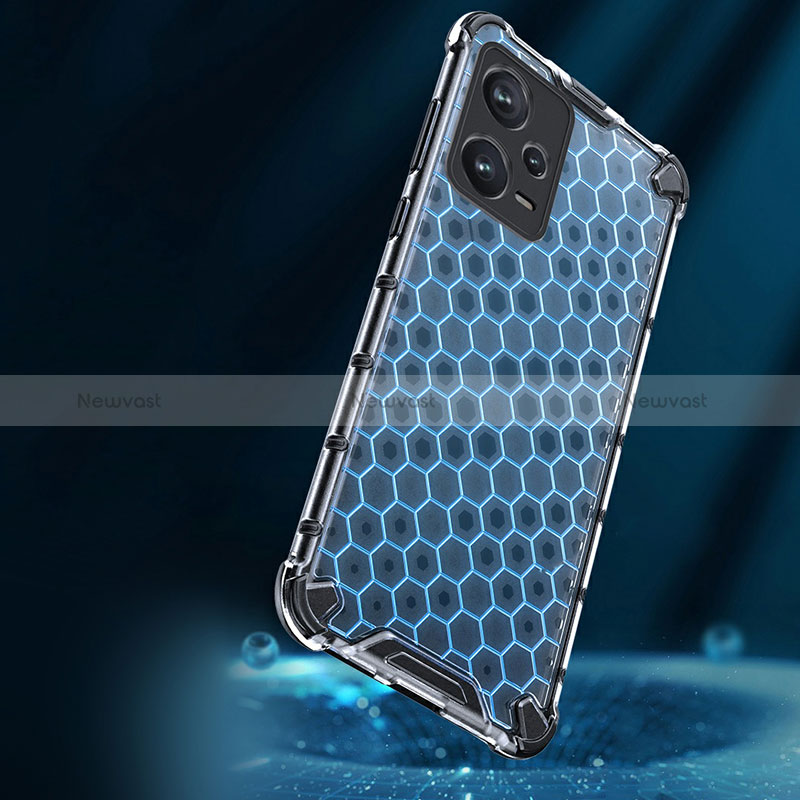 Silicone Transparent Frame Case Cover 360 Degrees AM3 for Xiaomi Redmi Note 12 5G