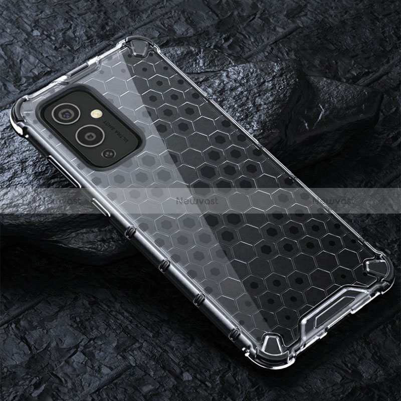 Silicone Transparent Frame Case Cover 360 Degrees AM4 for OnePlus 9 5G Gray