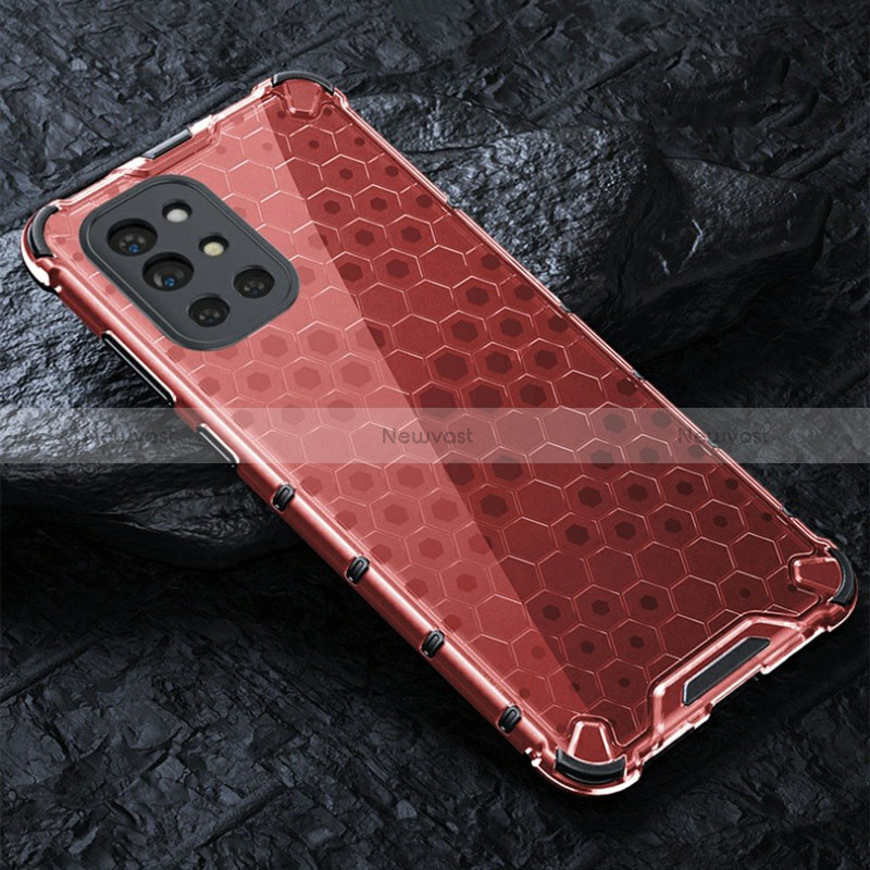 Silicone Transparent Frame Case Cover 360 Degrees AM4 for OnePlus 9R 5G