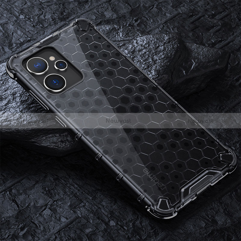 Silicone Transparent Frame Case Cover 360 Degrees AM4 for Realme 9i 5G