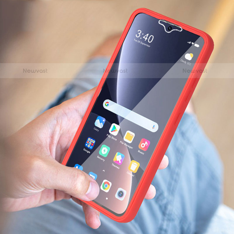 Silicone Transparent Frame Case Cover 360 Degrees for Xiaomi Mi 12S 5G