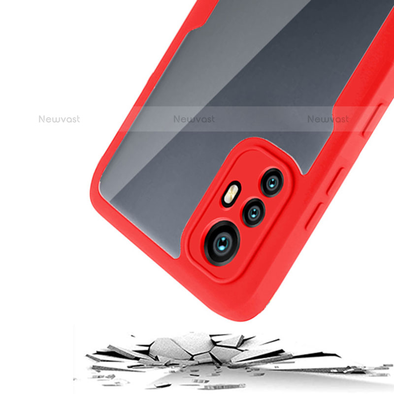 Silicone Transparent Frame Case Cover 360 Degrees for Xiaomi Mi 12X 5G