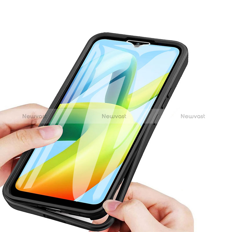 Silicone Transparent Frame Case Cover 360 Degrees MJ1 for Xiaomi Redmi A2