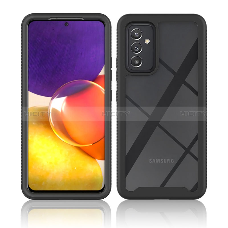 Silicone Transparent Frame Case Cover 360 Degrees ZJ4 for Samsung Galaxy A24 4G