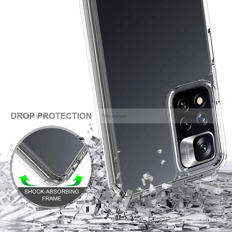 Silicone Transparent Frame Case Cover 360 Degrees ZJ5 for Xiaomi Mi 11i 5G (2022)