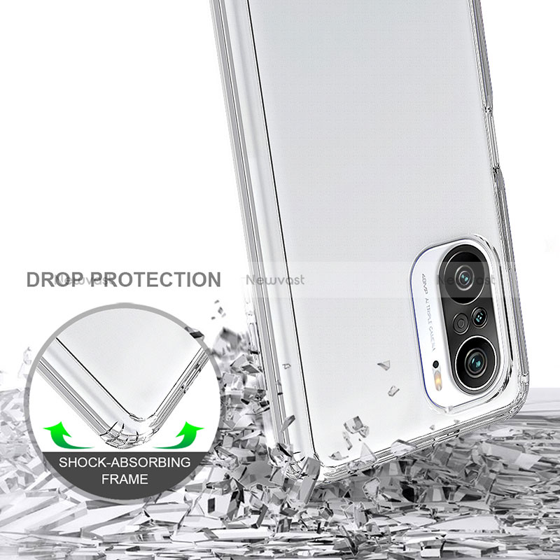 Silicone Transparent Frame Case Cover 360 Degrees ZJ5 for Xiaomi Mi 11i 5G