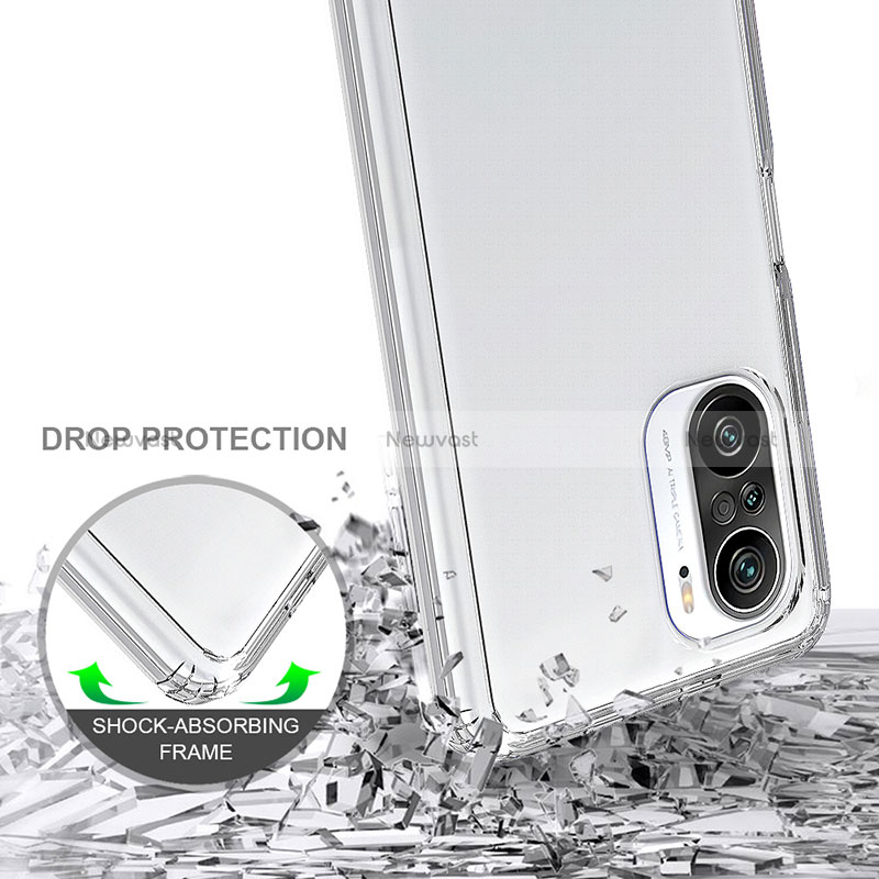 Silicone Transparent Frame Case Cover 360 Degrees ZJ5 for Xiaomi Mi 11X 5G