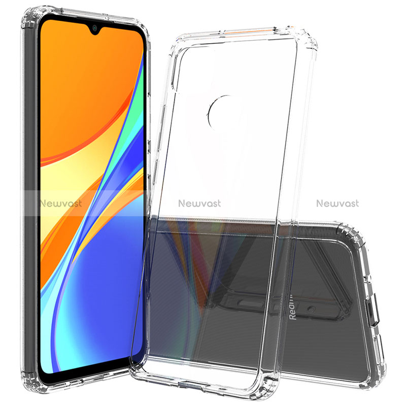 Silicone Transparent Frame Case Cover 360 Degrees ZJ5 for Xiaomi Redmi 9 Activ