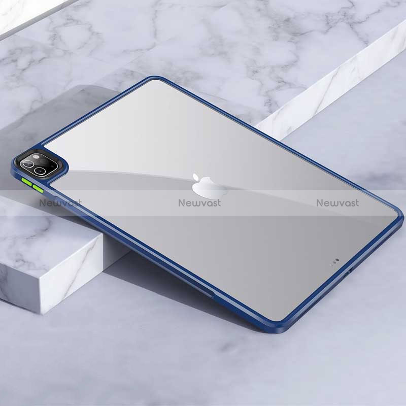 Silicone Transparent Frame Case Cover for Apple iPad Pro 11 (2021)