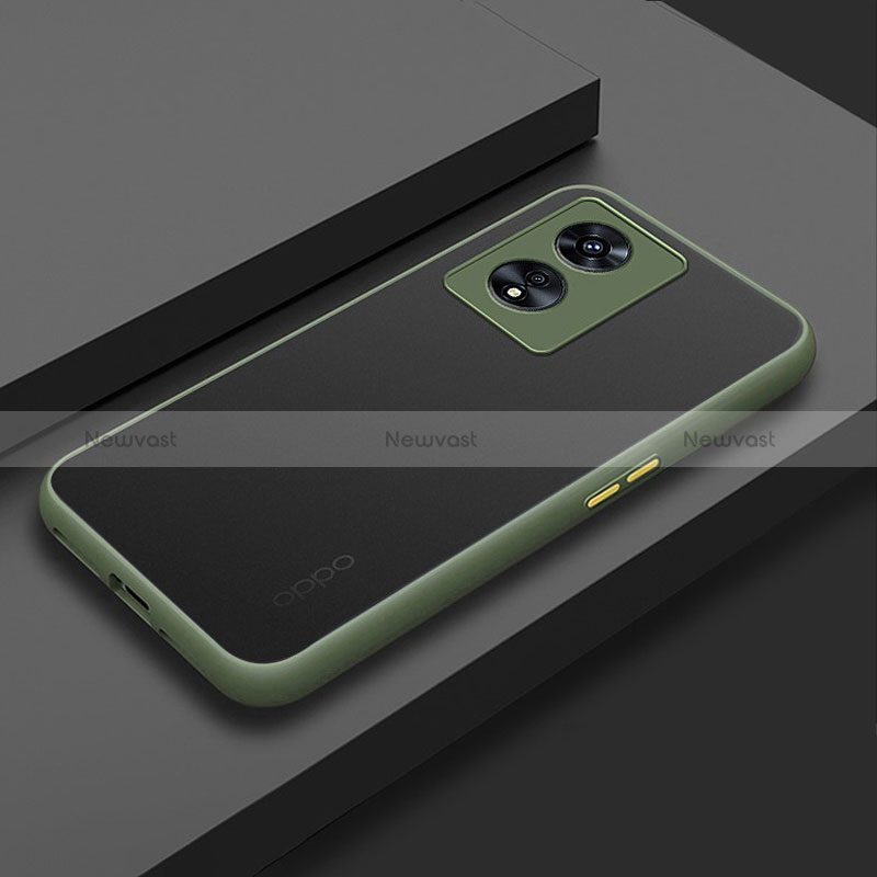 Silicone Transparent Frame Case Cover for Huawei Honor X5 Plus Matcha Green