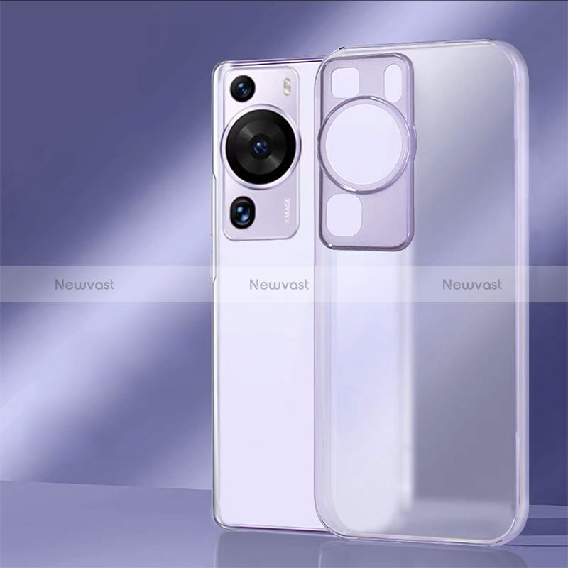 Silicone Transparent Frame Case Cover for Huawei P60