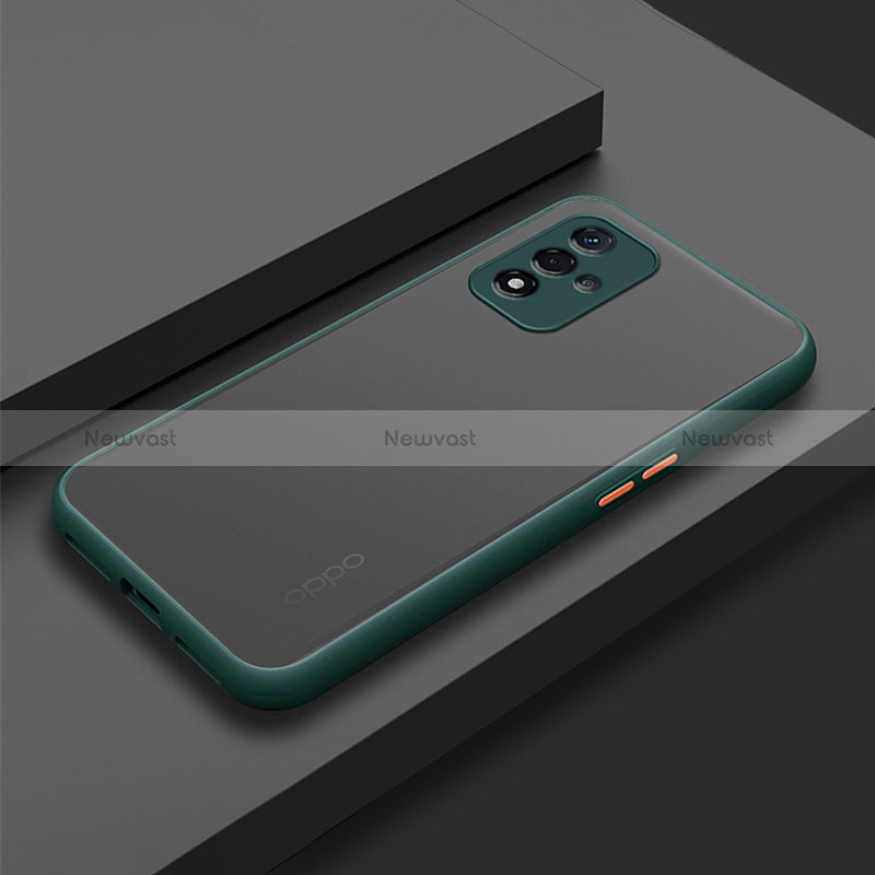 Silicone Transparent Frame Case Cover for Oppo A93s 5G