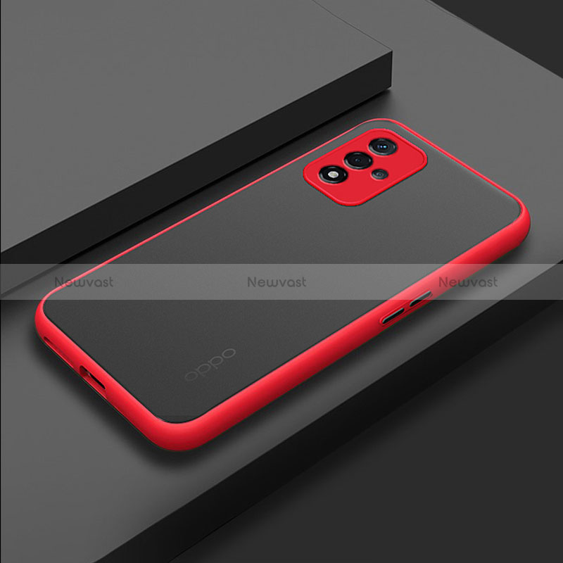 Silicone Transparent Frame Case Cover for Oppo A93s 5G