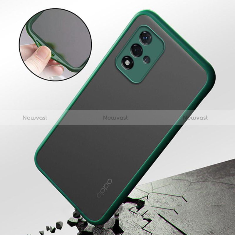 Silicone Transparent Frame Case Cover for Oppo A93s 5G