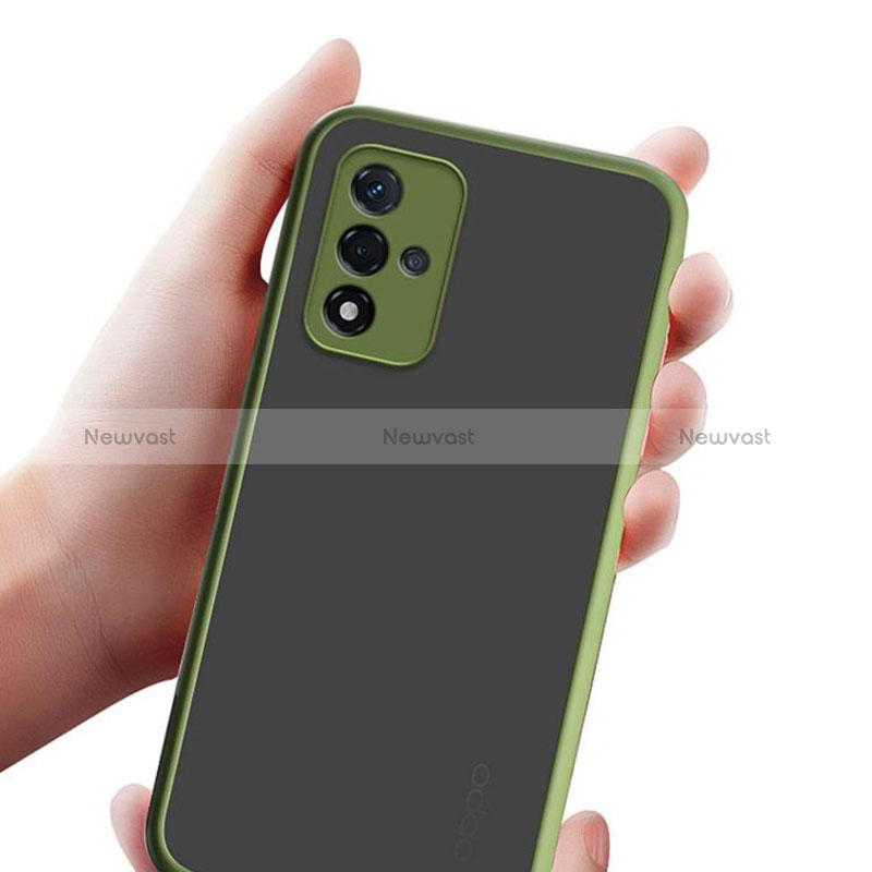 Silicone Transparent Frame Case Cover for Oppo A93s 5G