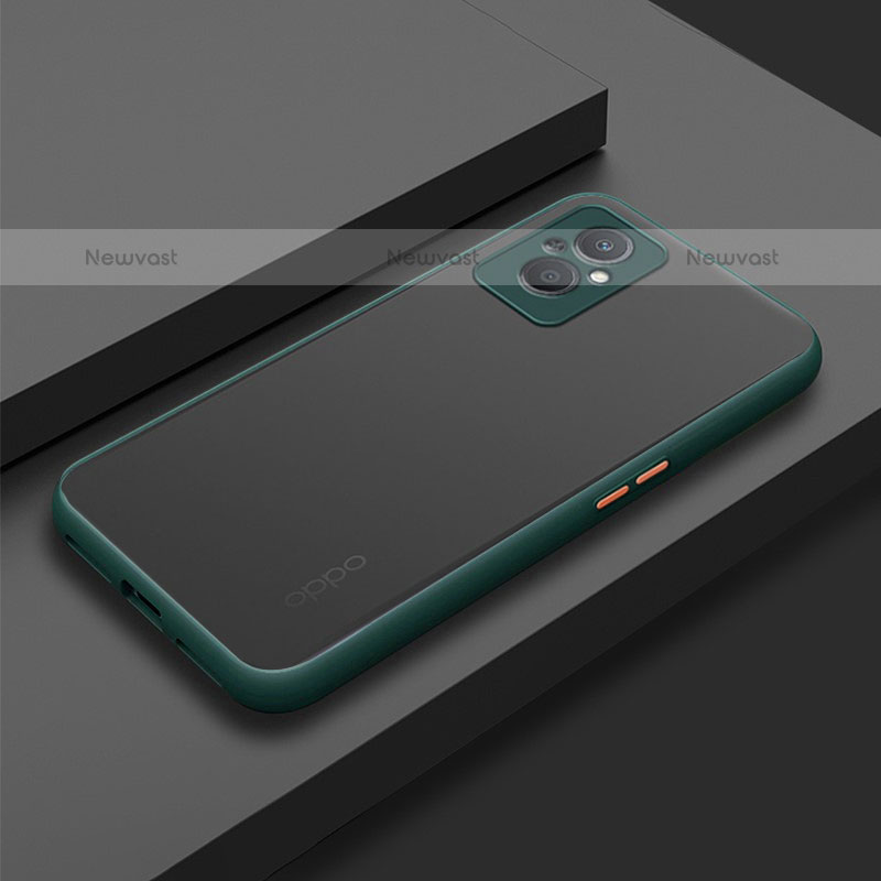 Silicone Transparent Frame Case Cover for Oppo F21 Pro 5G