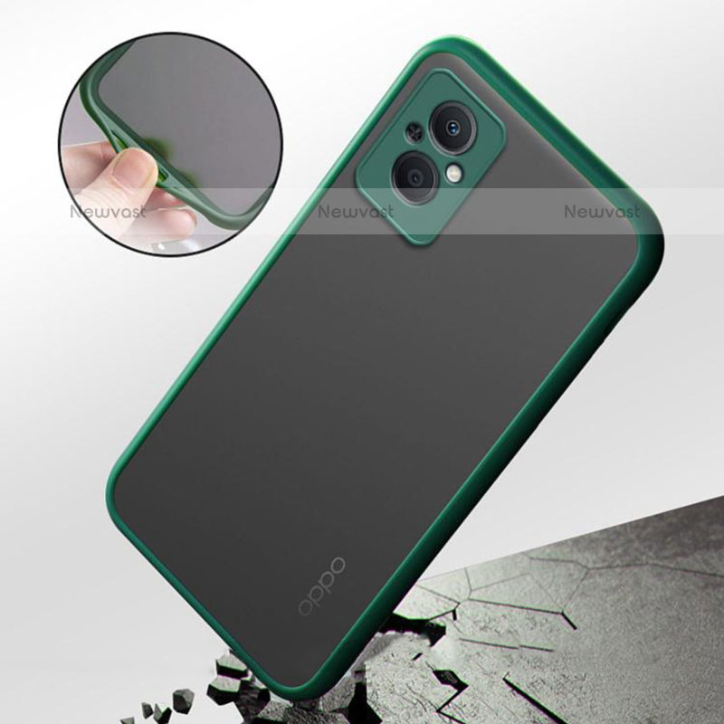 Silicone Transparent Frame Case Cover for Oppo F21s Pro 5G