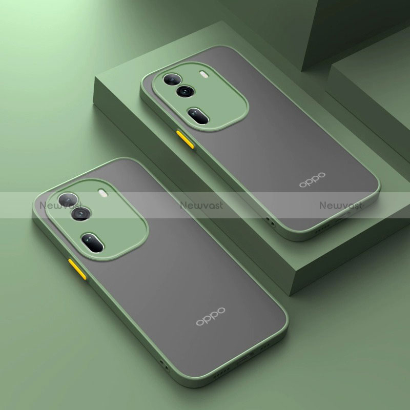 Silicone Transparent Frame Case Cover for Oppo Reno11 Pro 5G