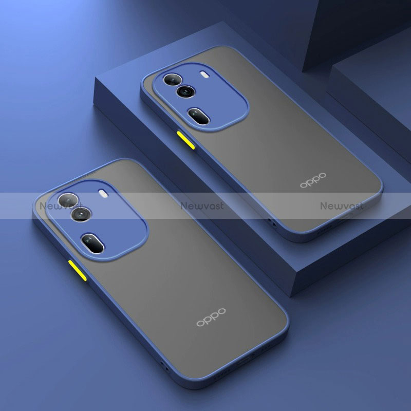 Silicone Transparent Frame Case Cover for Oppo Reno11 Pro 5G