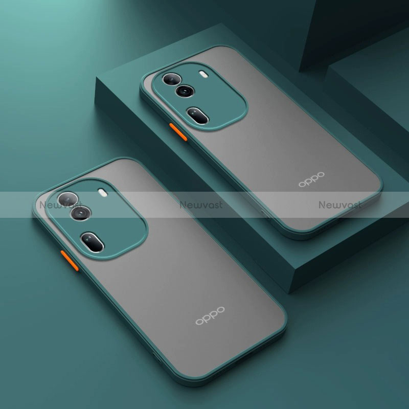 Silicone Transparent Frame Case Cover for Oppo Reno11 Pro 5G