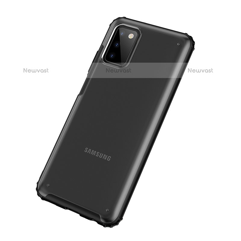 Silicone Transparent Frame Case Cover for Samsung Galaxy A02s