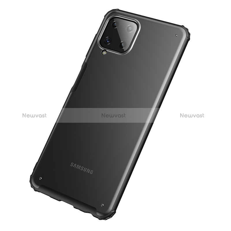 Silicone Transparent Frame Case Cover for Samsung Galaxy A22 4G