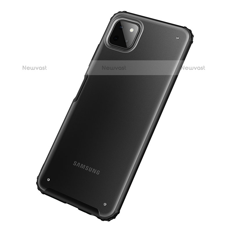 Silicone Transparent Frame Case Cover for Samsung Galaxy A22 5G