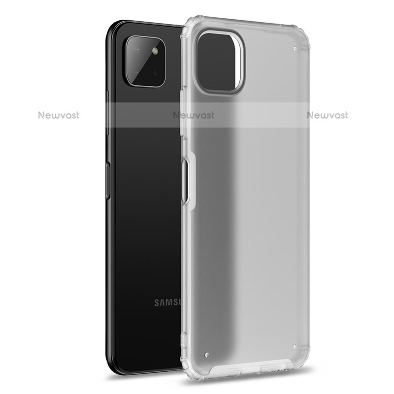 Silicone Transparent Frame Case Cover for Samsung Galaxy A22 5G Clear