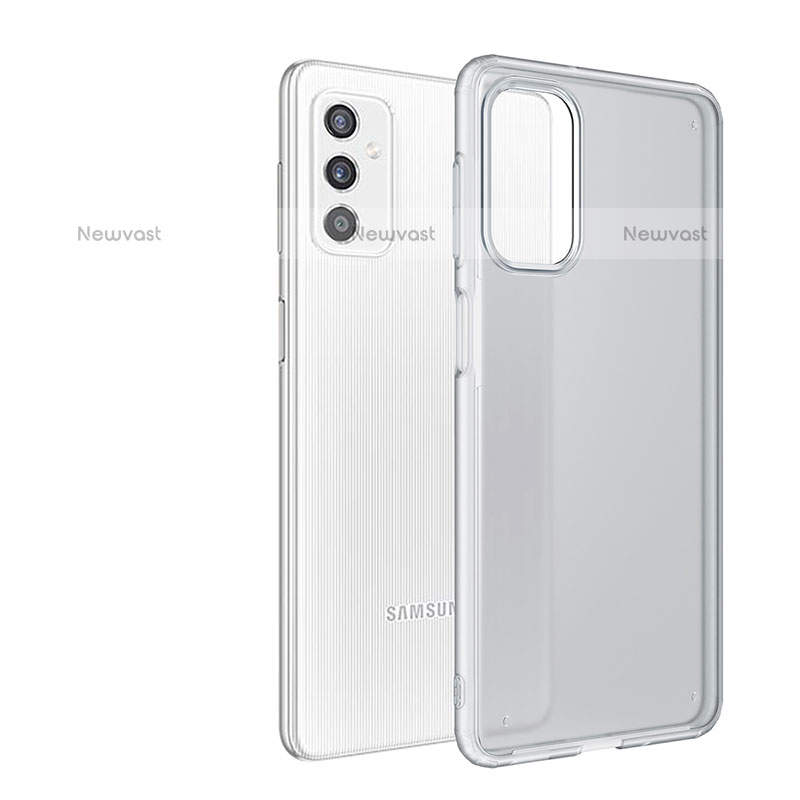 Silicone Transparent Frame Case Cover for Samsung Galaxy M52 5G