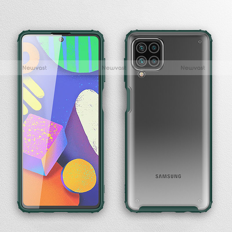 Silicone Transparent Frame Case Cover for Samsung Galaxy M62 4G