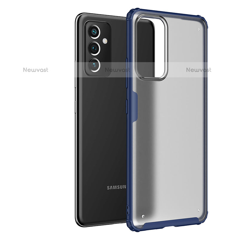 Silicone Transparent Frame Case Cover for Samsung Galaxy Quantum2 5G