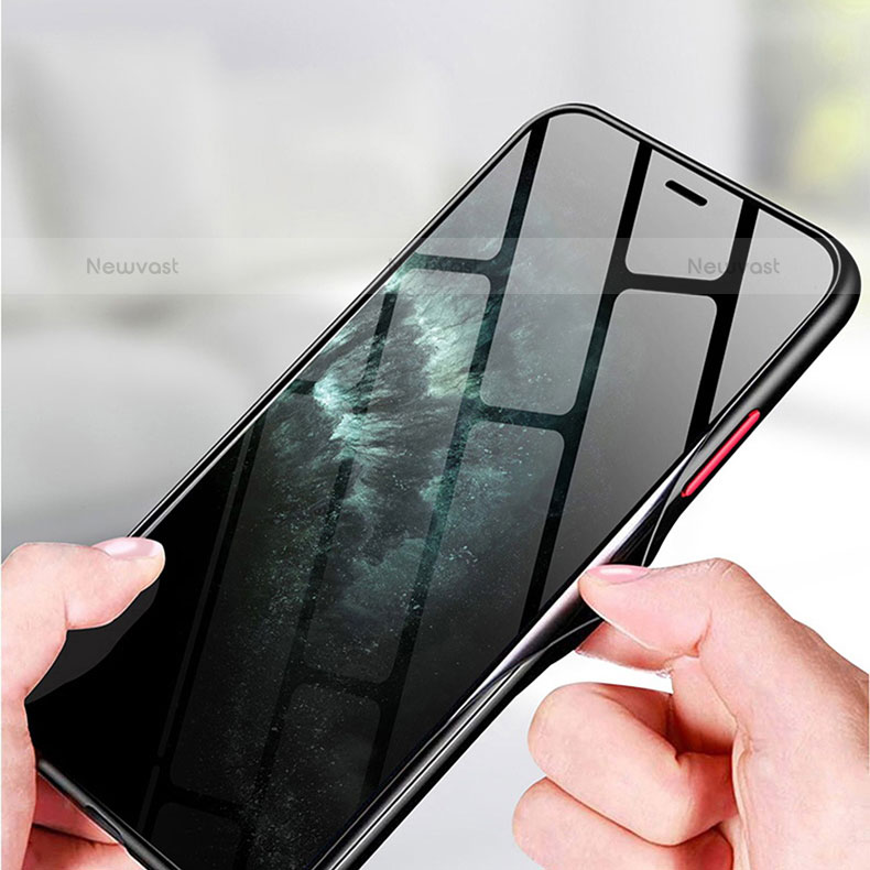 Silicone Transparent Frame Case Cover for Vivo iQOO 9 5G