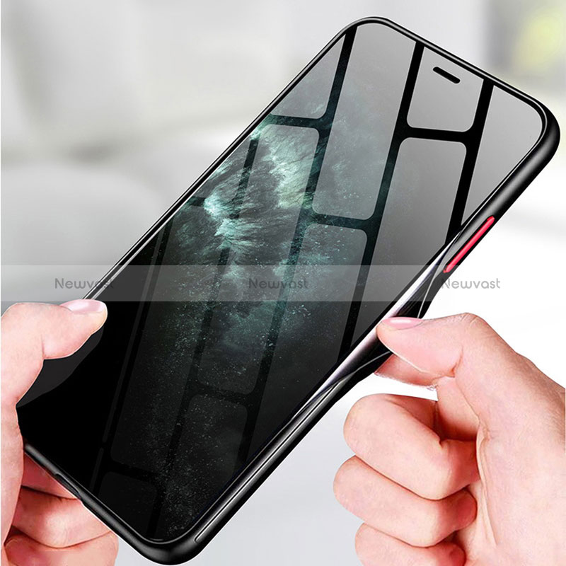 Silicone Transparent Frame Case Cover for Vivo X70t