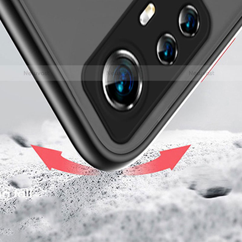 Silicone Transparent Frame Case Cover for Xiaomi Mi 12 Pro 5G