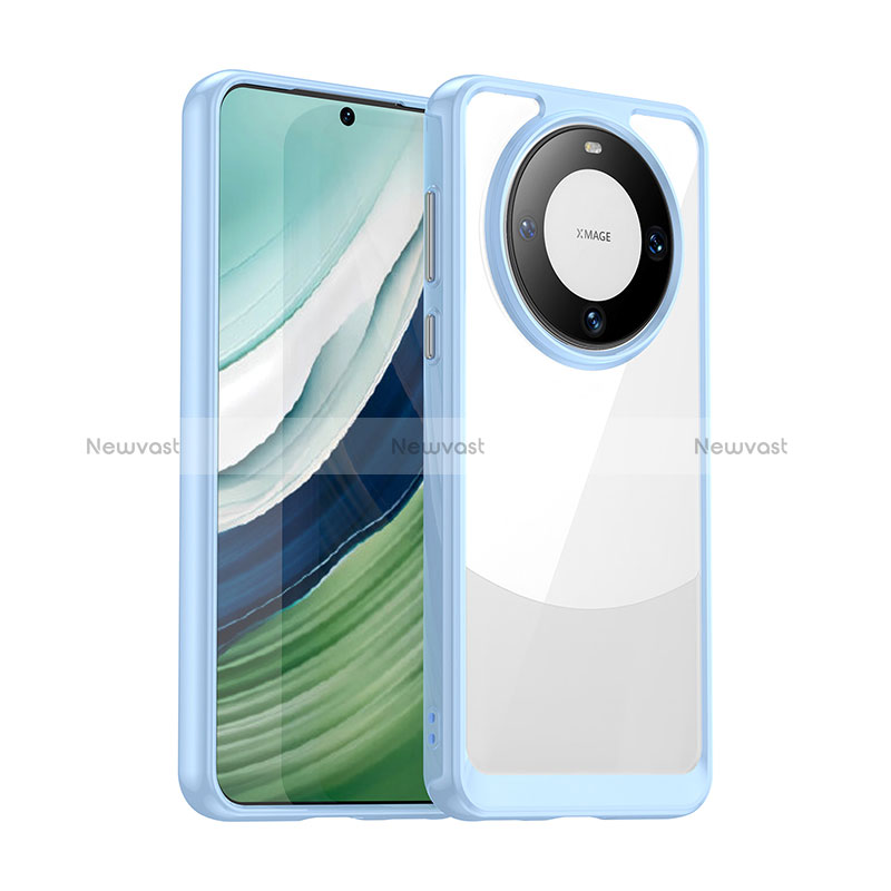 Silicone Transparent Frame Case Cover J01S for Huawei Mate 60