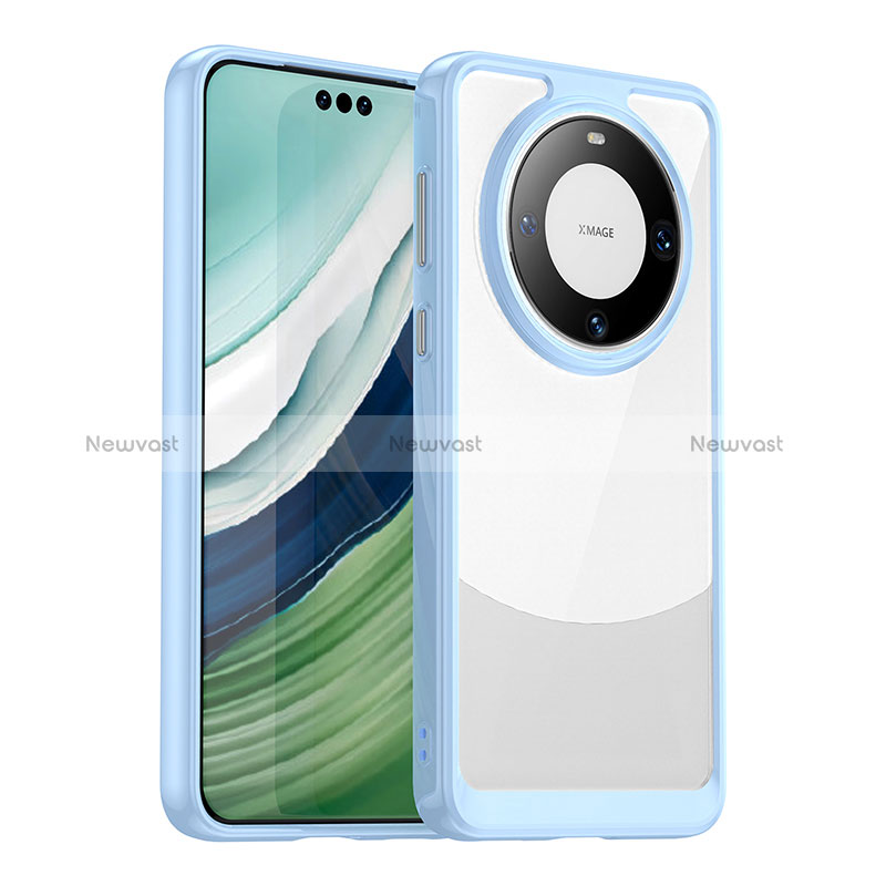 Silicone Transparent Frame Case Cover J01S for Huawei Mate 60 Pro